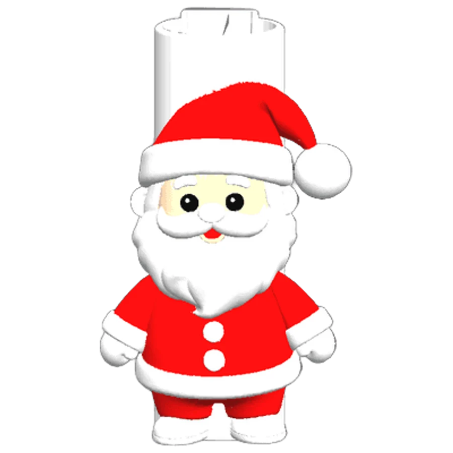Noel Baba Çakmak Kılıfı